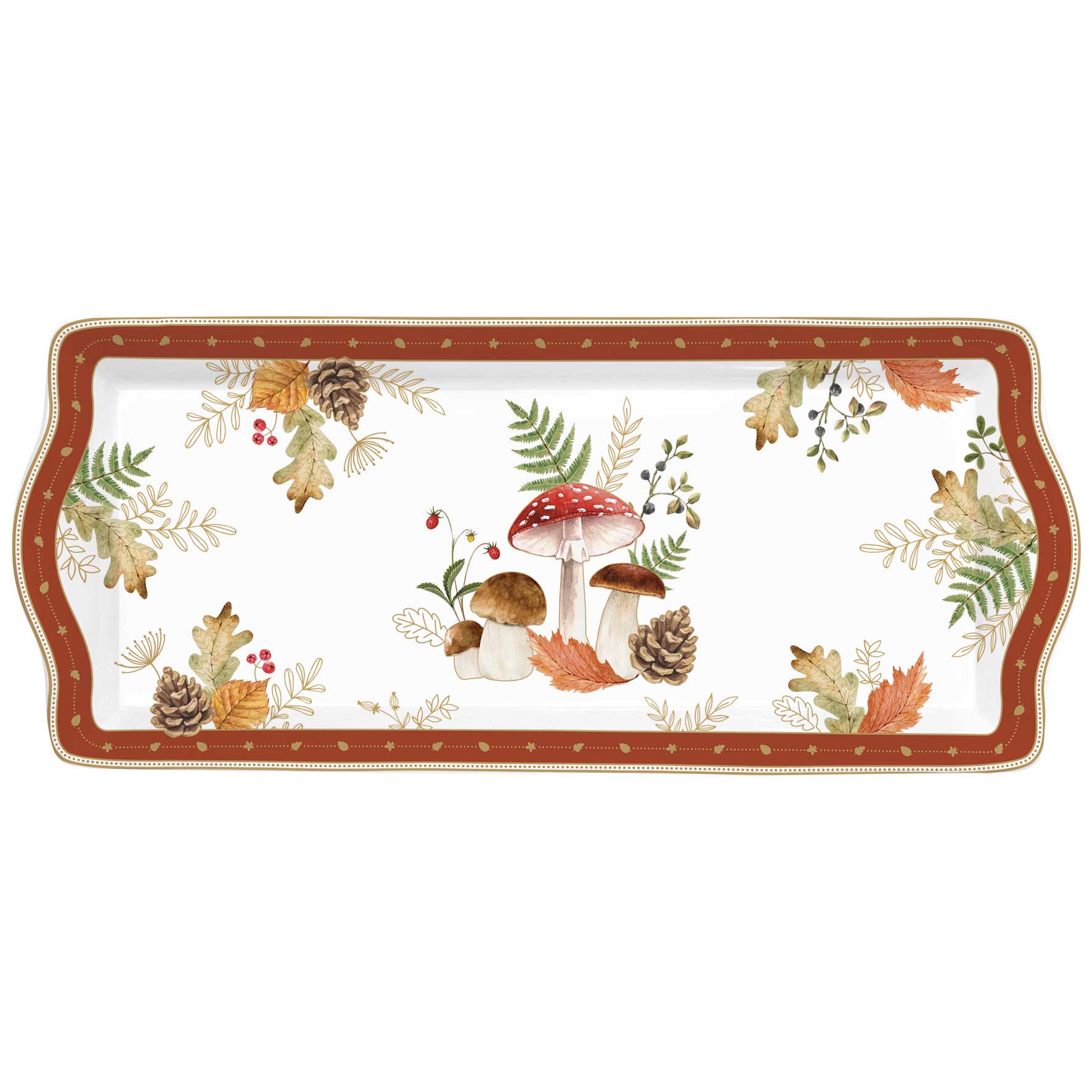 Tál Őszi porcelán kínáló tál díszdobozban Autumn Breeze