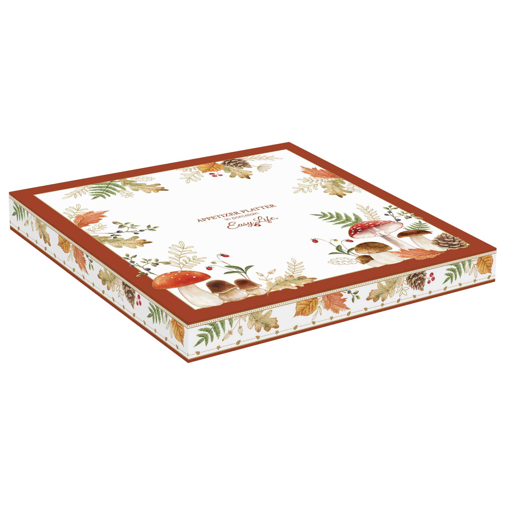 Tál Őszi porcelán osztott kínáló tál díszdobozban Autumn Breeze