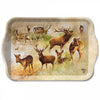 Tálca Őszi szarvasok műanyag kistálca Collage of deers