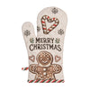 Karácsonyi pamut edényfogó kesztyű Classic Gingerbread Magic mézeskalácsos
