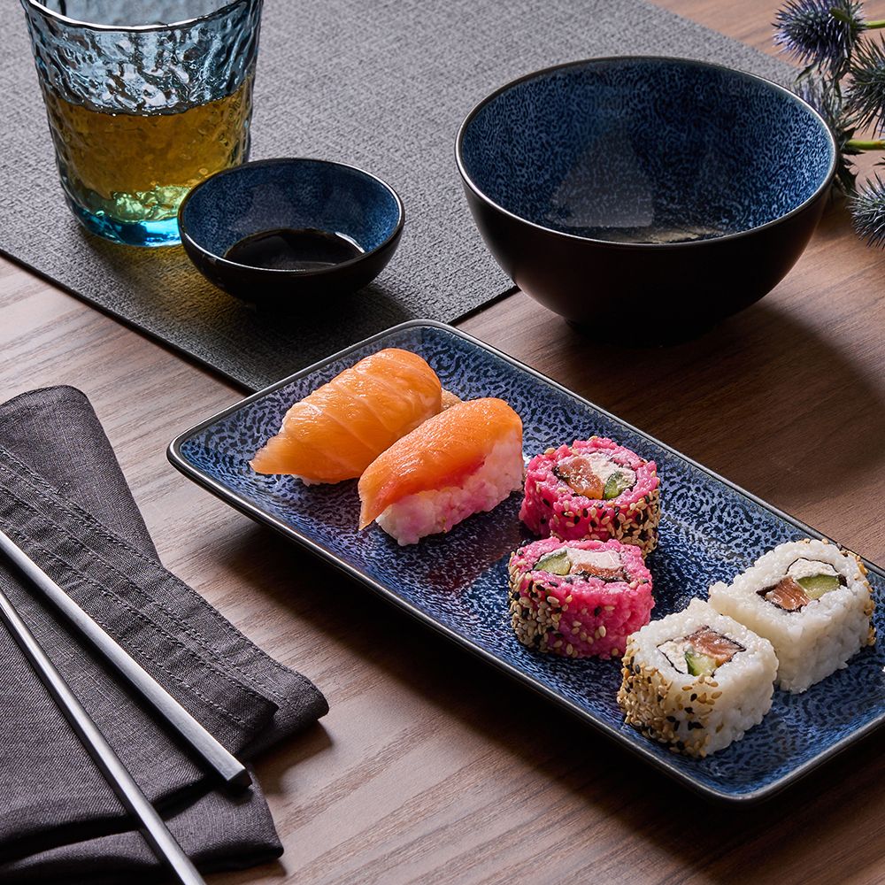 Porcelán 8 részes sushi kínáló szett FUTARI