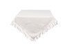 Asztalterítő Pamut asztalterítő 100x100 cm krém színű dombormintás Jacquard