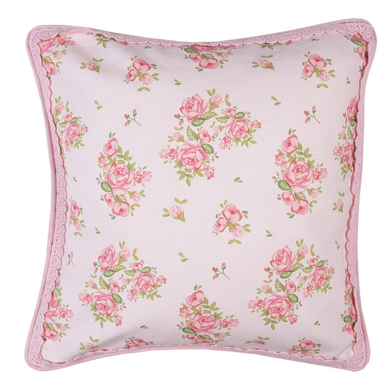 Díszpárna Pamut rózsás díszpárnahuzat 40X40 CM Sweet Roses