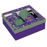 Bögre, csésze Páva mintás porcelán bögre szett 4 db-os Imperial Peacock Coffee Mania