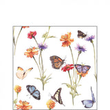 Pillangó kert háromrétegű papírszalvéta 25x25 cm 20 db-os