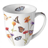 Pillangó kert porcelán bögre 400 ml