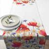 Asztali futó Pipacsos búzavirágos asztali futó 40x150 cm Poppies and cornflowers