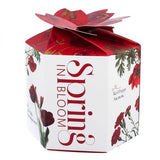 Pipacsos porcelán bögre szűrővel – 400 ml – piros díszdobozos