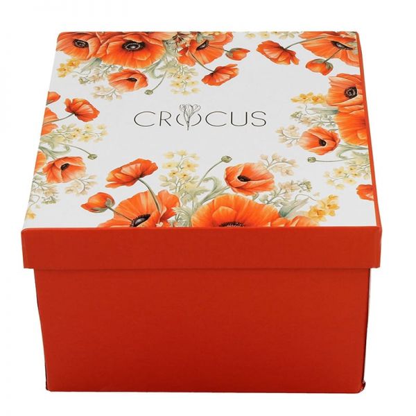 Pipacsos porcelán csésze aljjal – 250 ml – Poppies