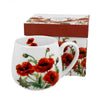 Pipacsos porcelán öblös bögre – 430 ml – díszdobozos – Classic Poppies