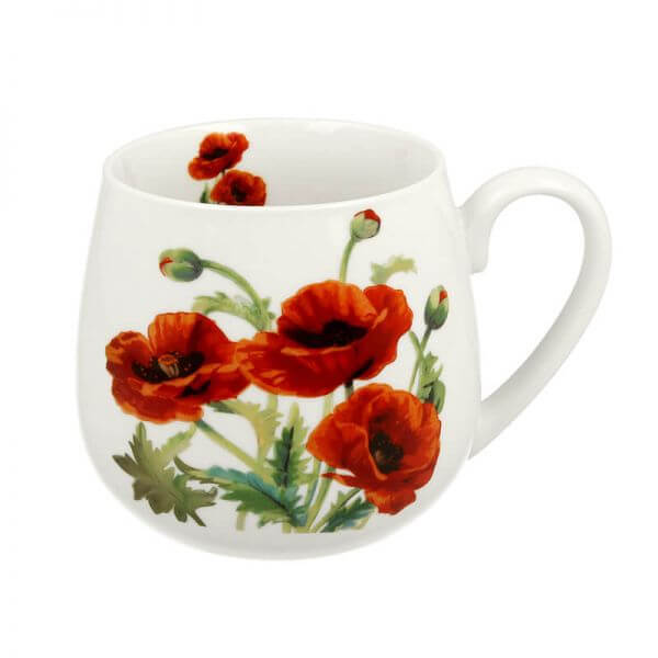 Pipacsos porcelán öblös bögre – 430 ml – díszdobozos – Classic Poppies