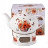 Pipacsos porcelán teáskanna melegítővel – 1,2 literes – Poppies