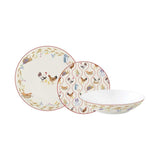 Tányér, étkészlet Porcelán 18 részes rusztikus étkészlet kakasos Country Life 2