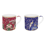 Bögre, csésze Porcelán 2 személyes bögre szett díszdobozban Eclectic Chic