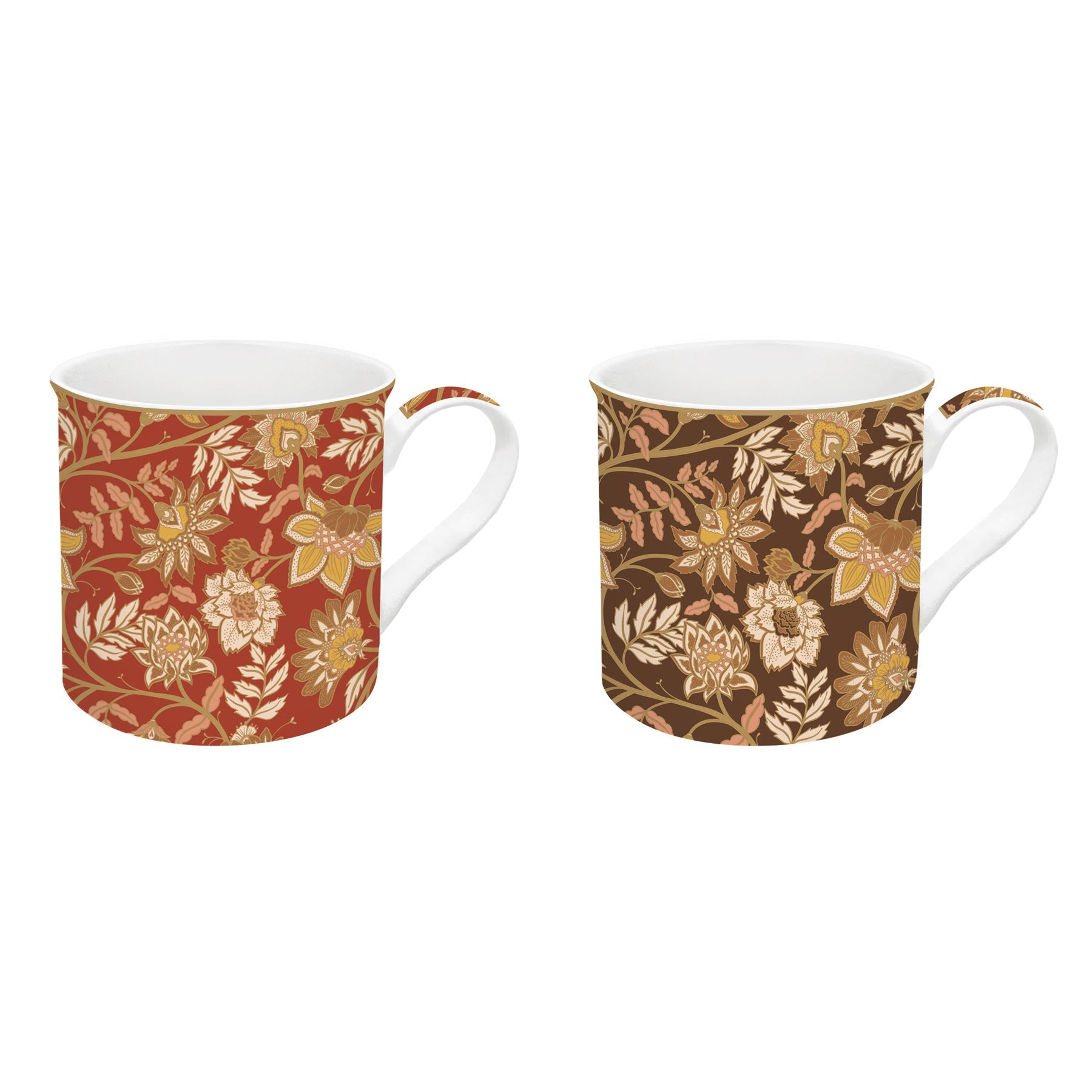 Bögre, csésze Porcelán 2 személyes bögre szett díszdobozban Fleurs des reves