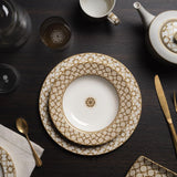 Tálka Porcelán asztali kínáló tál Decó Pozzi Milano