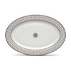 Tálca Porcelán asztali kínáló tál ovális Charles Pozzi Milano