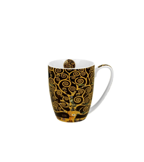 Porcelán bögre 360 ml díszdobozban Gustav Klimt Életfa