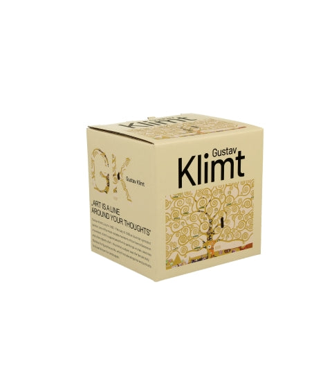 Porcelán bögre 360 ml díszdobozban Gustav Klimt Életfa világos