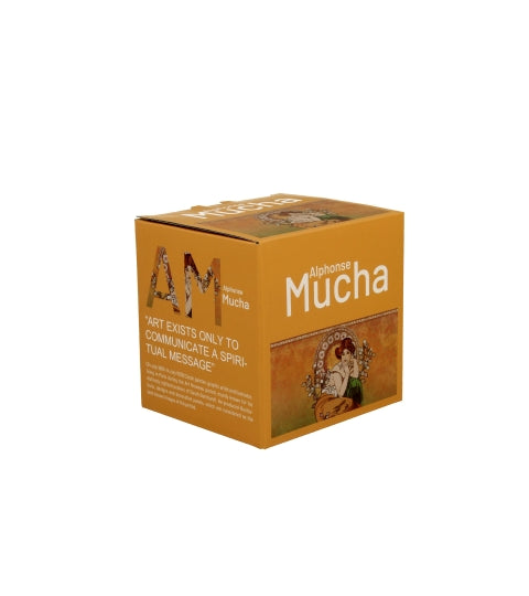 Porcelán bögre 360 ml díszdobozban Mucha Topáz