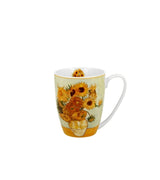 Porcelán bögre 360 ml díszdobozban Van Gogh Napraforgók