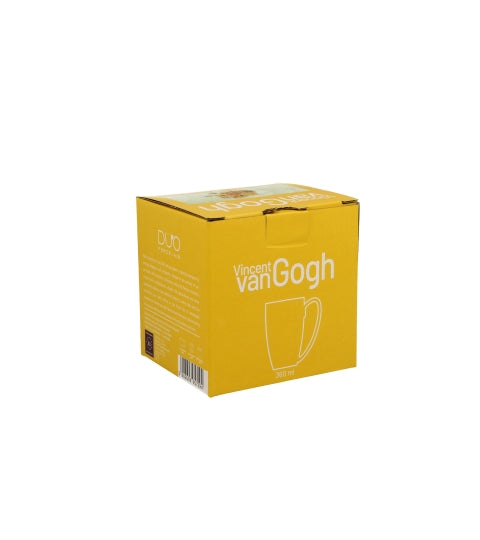 Porcelán bögre 360 ml díszdobozban Van Gogh Napraforgók