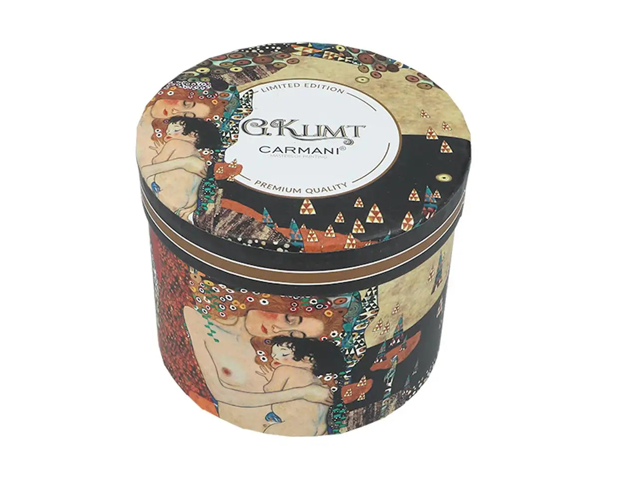 Porcelán bögre 400 ml fém díszdobozban Klimt Anya gyermekével