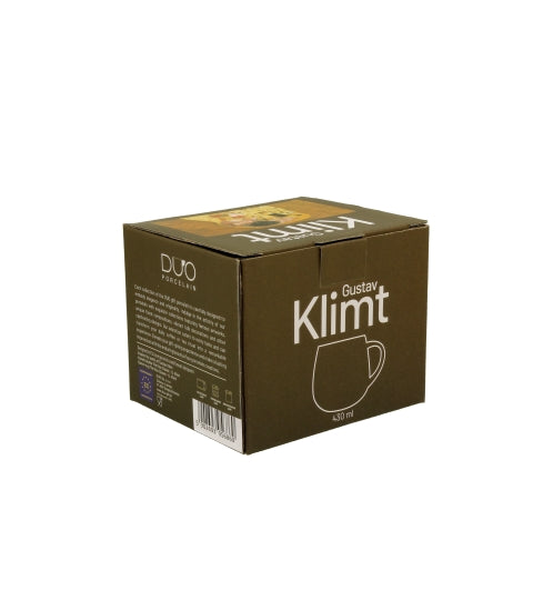 Porcelán bögre 430 ml díszdobozban Gustav Klimt A Csók