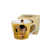 Porcelán bögre 600 ml díszdobozban Gustav Klimt A Csók ekrü