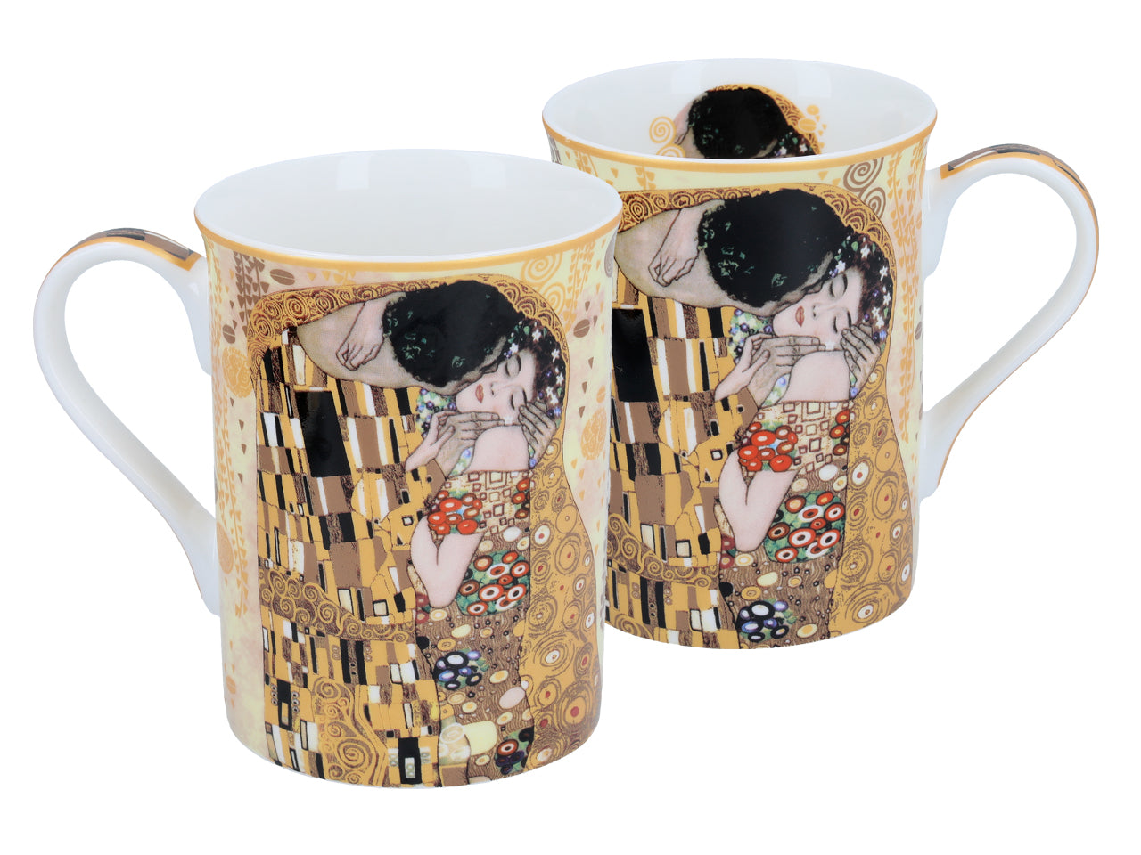 Bögre, csésze Porcelán bögre díszdobozban 360 ml Klimt A Csók