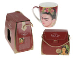 Bögre, csésze Porcelán bögre díszdobozban 380 ml Frida Kahlo Önarckép