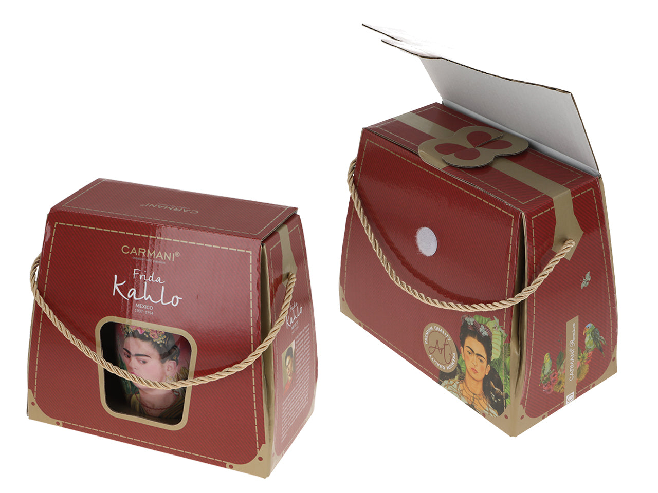 Bögre, csésze Porcelán bögre díszdobozban 380 ml Frida Kahlo Önarckép