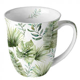 Bögre Porcelán bögre dzsungellevelek 400 ml