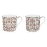 Bögre, csésze Porcelán bögre szett 2 személyes Geoethnic