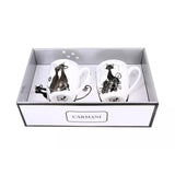 Bögre, csésze Porcelán cicás bögre szett díszdobozban 400 ml