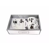 Bögre, csésze Porcelán cicás csésze szett díszdobozban 250 ml
