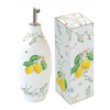 Porcelán citrom mintás olajkiöntő 300 ml díszdobozban Fleurs et Citrons