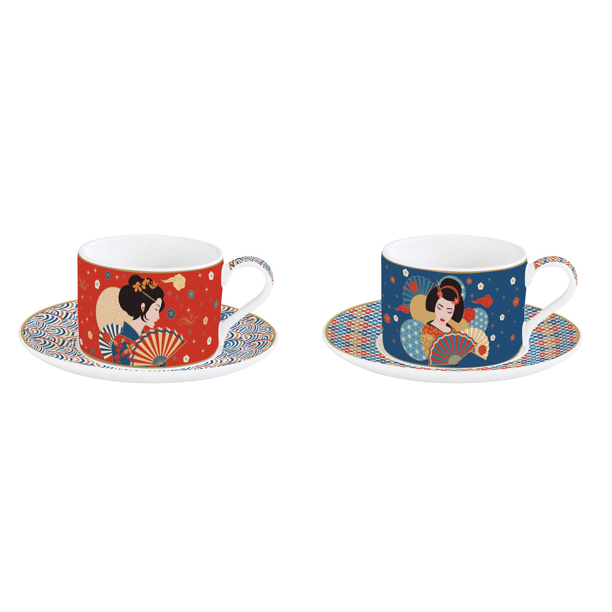 Bögre, csésze Porcelán csésze 240 ml 2 személyes Tokyo Coffee Mania