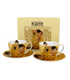 Porcelán csésze 270 ml 2 személyes díszdobozban Gustav Klimt A Csók