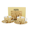 Porcelán csésze 270 ml 2 személyes díszdobozban Gustav Klimt Életfa