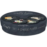 Tányér, étkészlet Porcelán desszertes tányér szett sajt mintás World Of Cheese