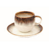 Porcelán eszpresszó kávés csésze aljjal barna Easy Life NUANCES Brown