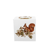Porcelán fém szűrős mókusos bögre díszdobozban Squirrel