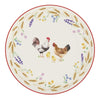 Tányér, étkészlet Porcelán kakasos desszertes tányér Country Life