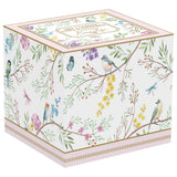 Bögre, csésze Porcelán kávéscsésze aljjal diszdobozban 80 ml két személyes Birds Melody