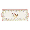 Tálca Porcelán kínáló tálca 35x15 cm kakasos Country Life