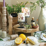 Konyhai tároló Porcelán konyhai tároló szilikon gyűrűvel olívás Delicious olives