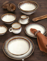 Porcelán nagy mély tál 22 cm barna Easy Life NUANCES Brown
