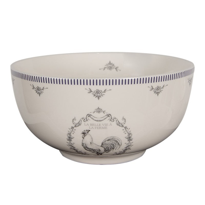 Tányér, étkészlet Porcelán tálka kakasos French Rooster