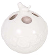 Szappanadagoló Porcelán virágos madárkás fogkefe tartó
